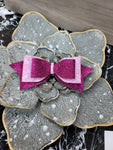 Leather Hair Bow