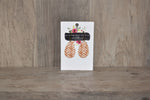 Stylized Leather Earrings