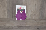 Stylized Leather Earrings